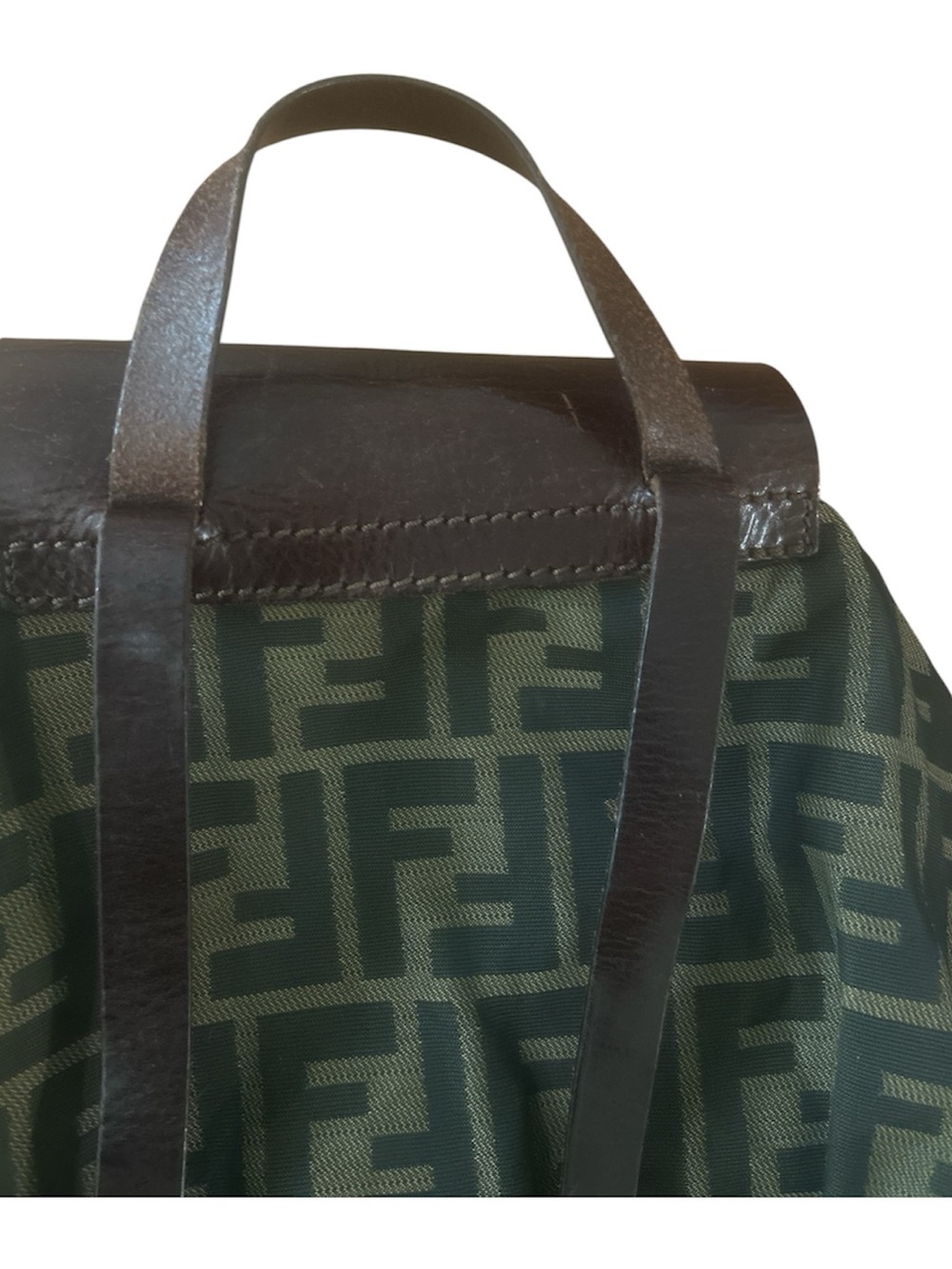 Authentic Vintage Fendi “Zucca” Backpack AE53 - Picture 7 of 12